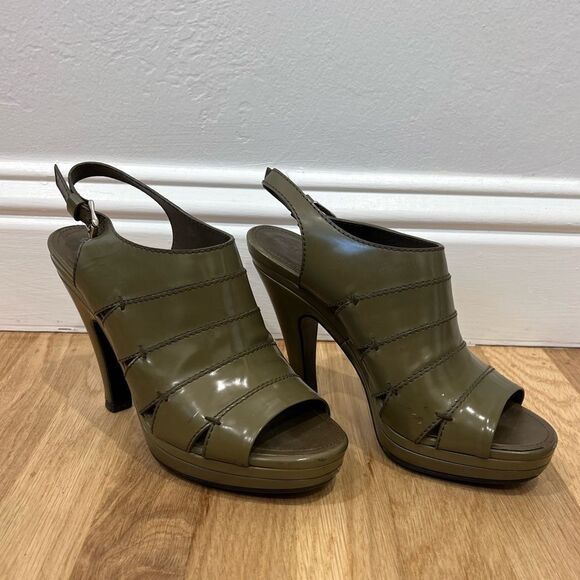 Tod’s Green Patent Leather Heels size 7.5 - Picture 8 of 9